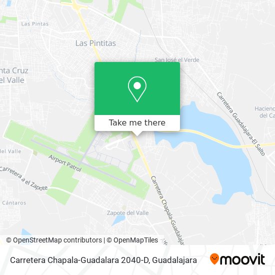 Carretera Chapala-Guadalara 2040-D map