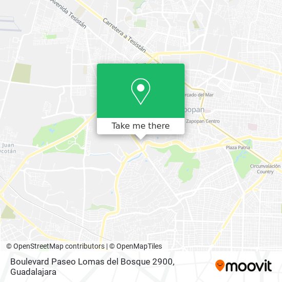 Mapa de Boulevard Paseo Lomas del Bosque 2900