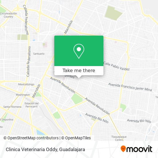 Clinica Veterinaria Oddy map