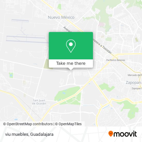 Mapa de viu muebles