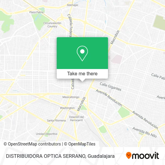 Mapa de DISTRIBUIDORA OPTICA SERRANO