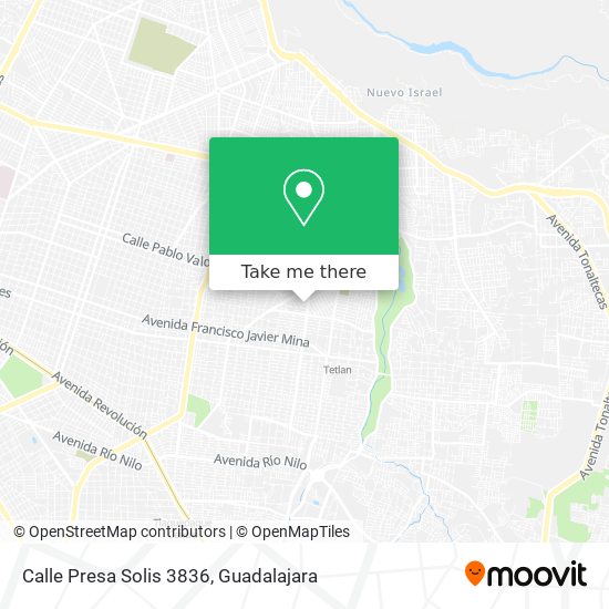 Calle Presa Solis 3836 map
