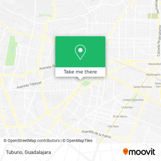 Tuburio map