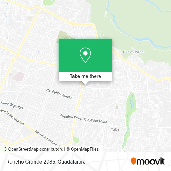 Rancho Grande 2986 map