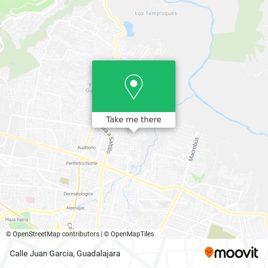Mapa de Calle Juan Garcia