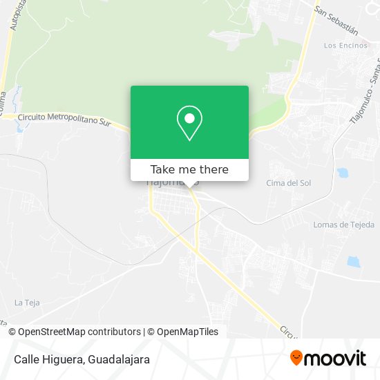 Mapa de Calle Higuera