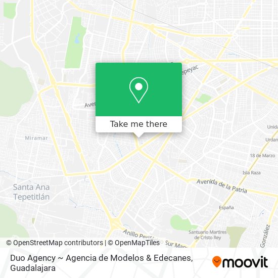 Duo Agency ~ Agencia de Modelos &  Edecanes map