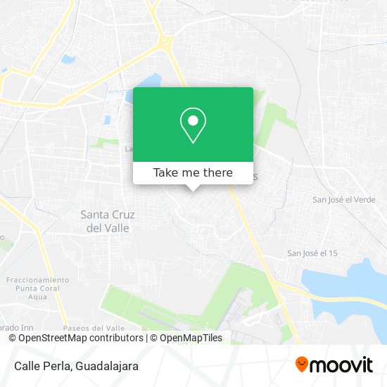 Mapa de Calle Perla
