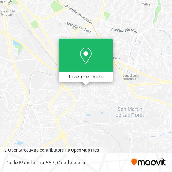 Calle Mandarina 657 map