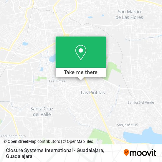 Closure Systems International - Guadalajara map