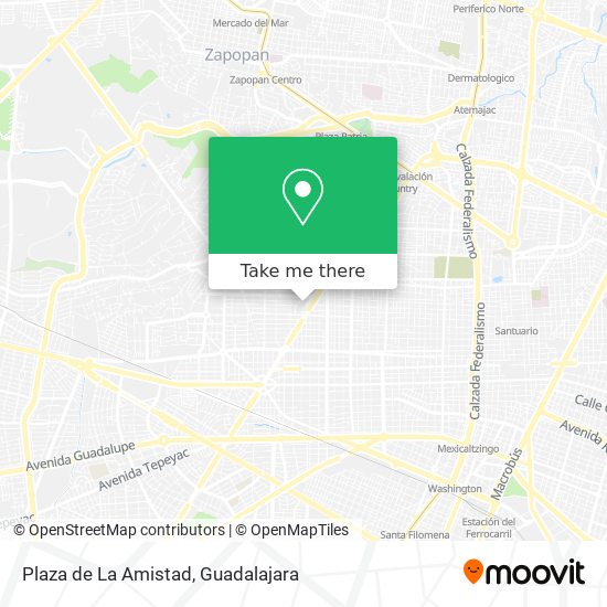 Plaza de La Amistad map