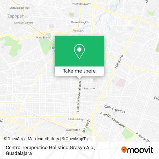 Mapa de Centro Terapéutico Holistico Grasya A.c.