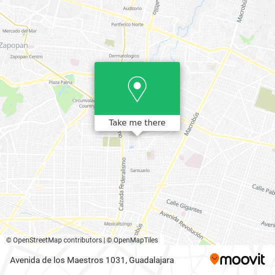 Avenida de los Maestros 1031 map