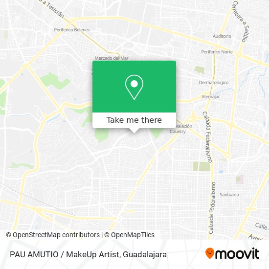 PAU AMUTIO / MakeUp Artist map