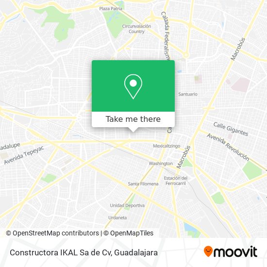 Constructora IKAL Sa de Cv map