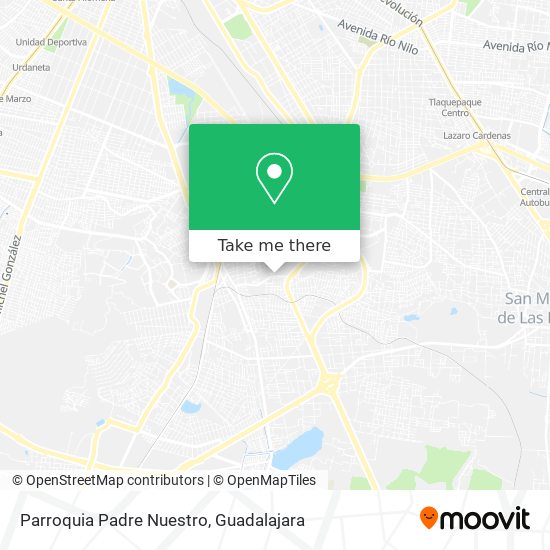 Parroquia Padre Nuestro map