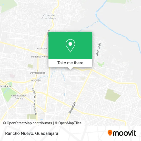 Rancho Nuevo map