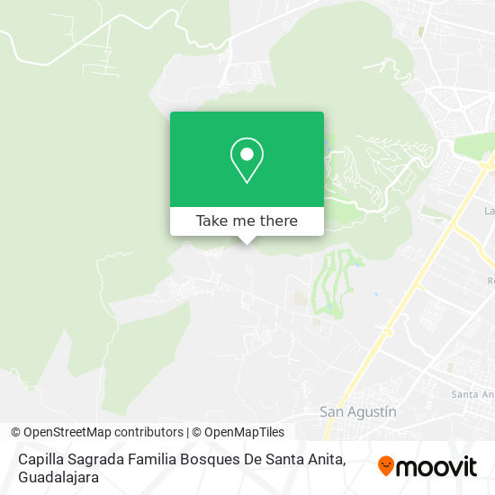 Capilla Sagrada Familia Bosques De Santa Anita map