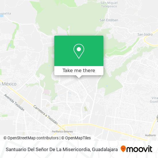 Mapa de Santuario Del Señor De La Misericordia