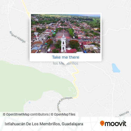 Ixtlahuacán De Los Membrillos map