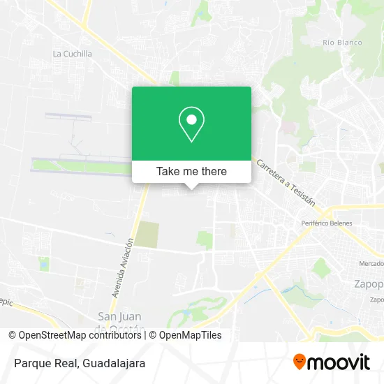 Parque Real map