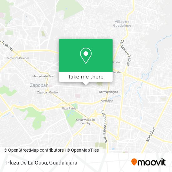 Mapa de Plaza De La Gusa