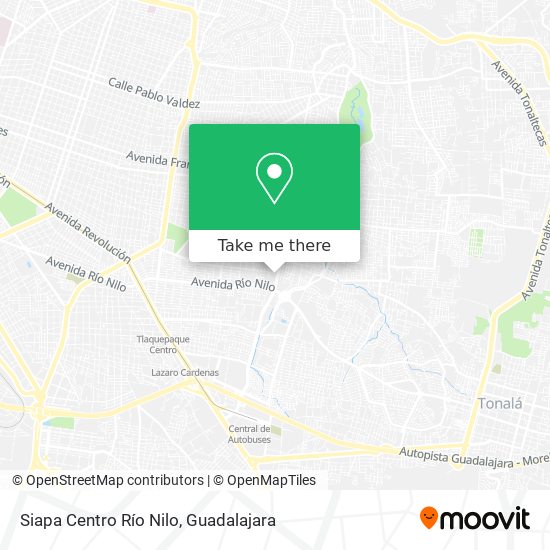 Siapa Centro Río Nilo map