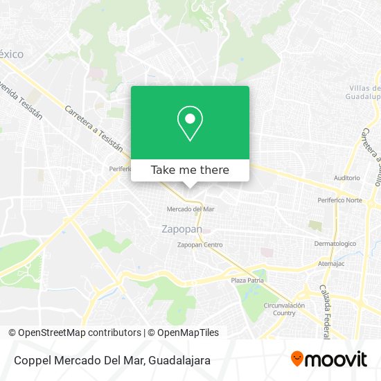 Coppel Mercado Del Mar map