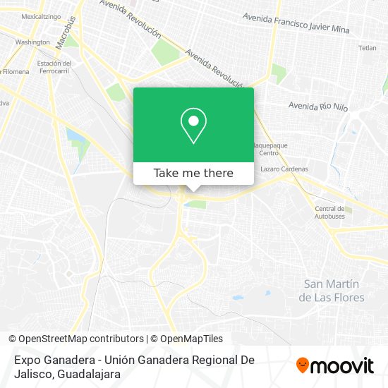 Expo Ganadera - Unión Ganadera Regional De Jalisco map