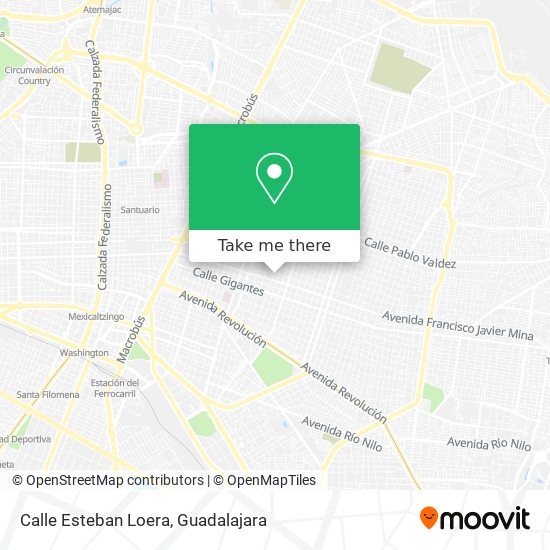 Calle Esteban Loera map