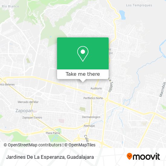 Jardines De La Esperanza map