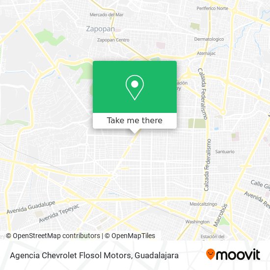 Agencia Chevrolet Flosol Motors map