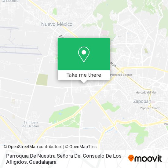 Parroquia De Nuestra Señora Del Consuelo De Los Afligidos map