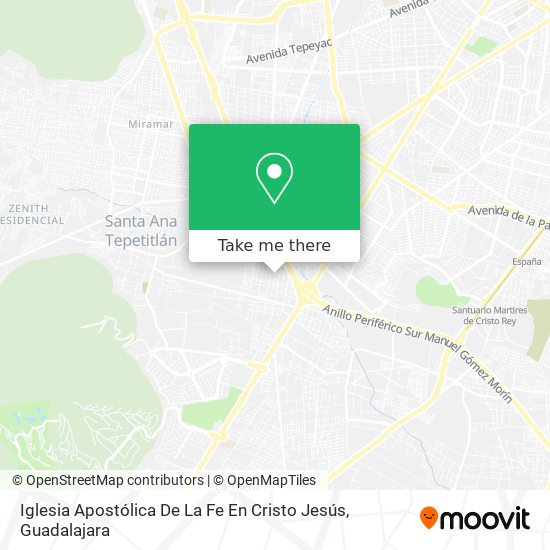 Mapa de Iglesia Apostólica De La Fe En Cristo Jesús