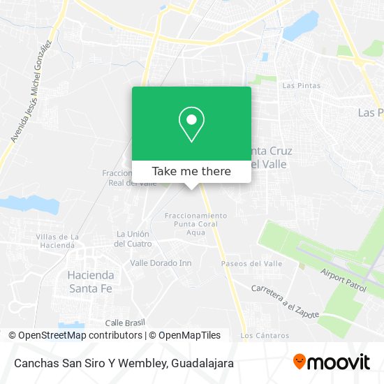 Mapa de Canchas San Siro Y Wembley