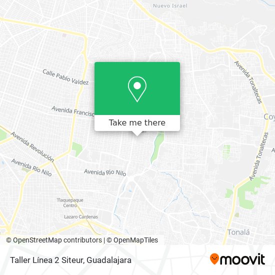 Taller Línea 2 Siteur map