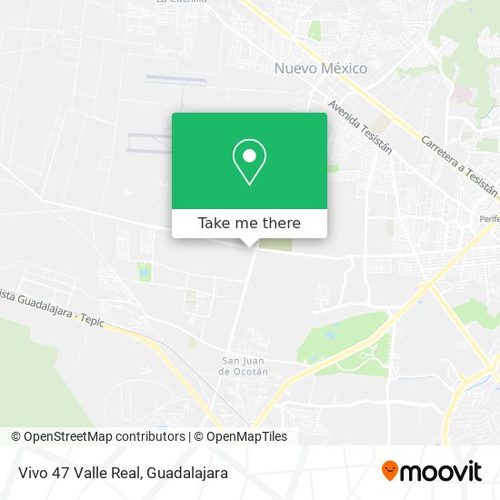 Vivo 47 Valle Real map