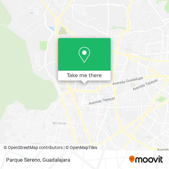 Mapa de Parque Sereno
