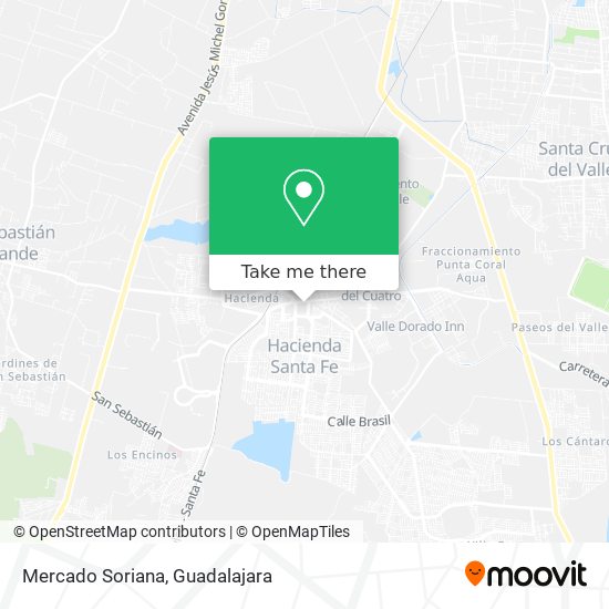 Mercado Soriana map