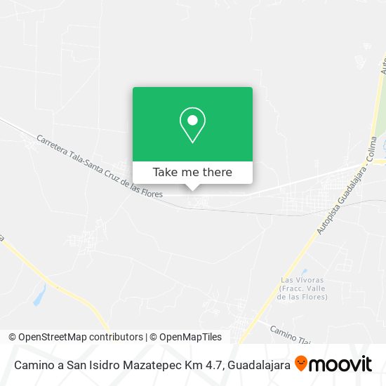 Mapa de Camino a San Isidro Mazatepec Km 4.7