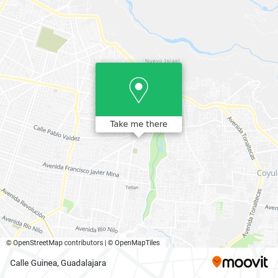 Mapa de Calle Guinea