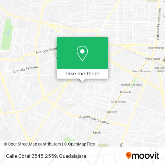 Calle Coral 2545-2559 map