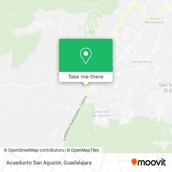 Acueducto San Agustín map