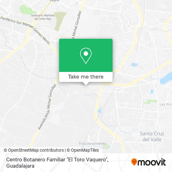 Mapa de Centro Botanero Familiar "El Toro Vaquero"