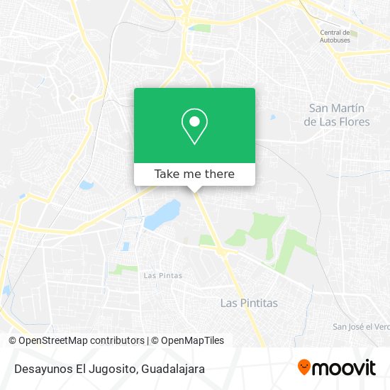 Mapa de Desayunos El Jugosito
