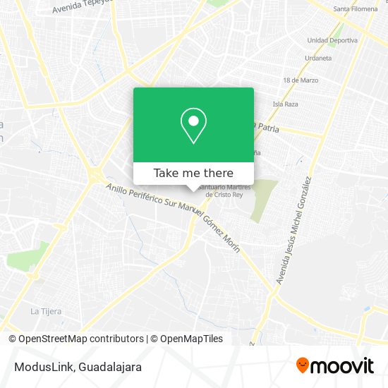Mapa de ModusLink