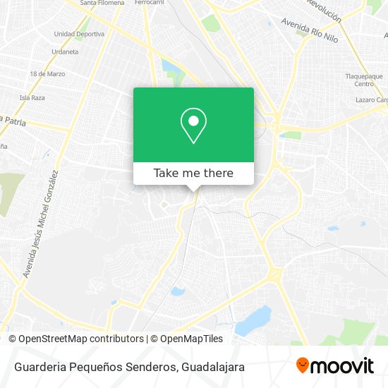 Guarderia Pequeños Senderos map