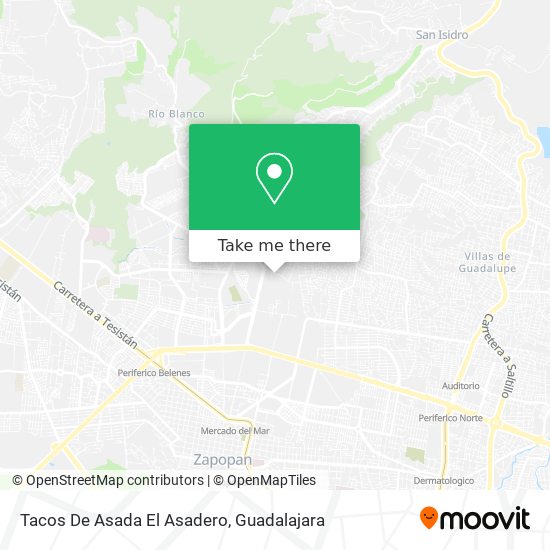 Tacos De Asada El Asadero map