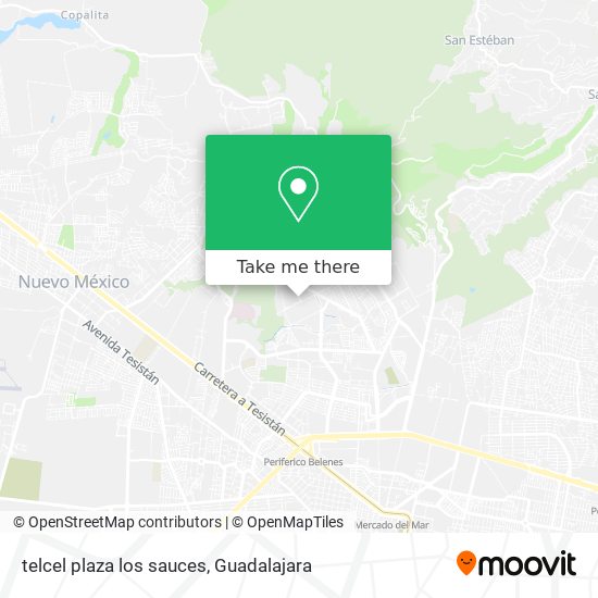 telcel plaza los sauces map