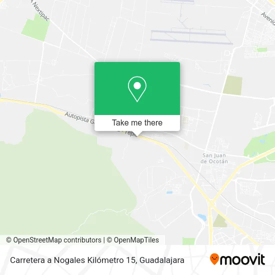 Carretera a Nogales Kilómetro 15 map